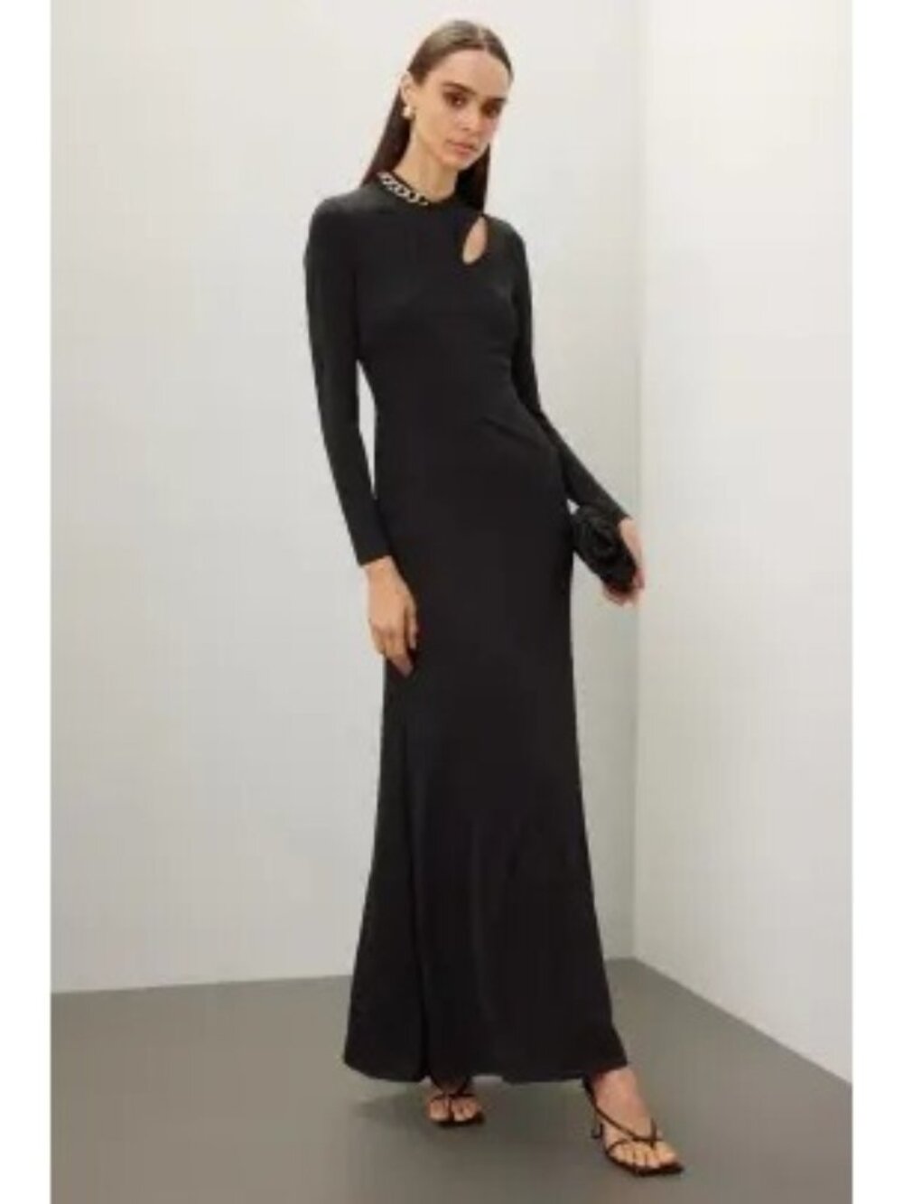 R-125. Ralph Lauren Matte Jersey Gown